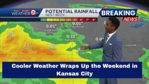 Cooler Weather Wraps Up the Weekend in Kansas City