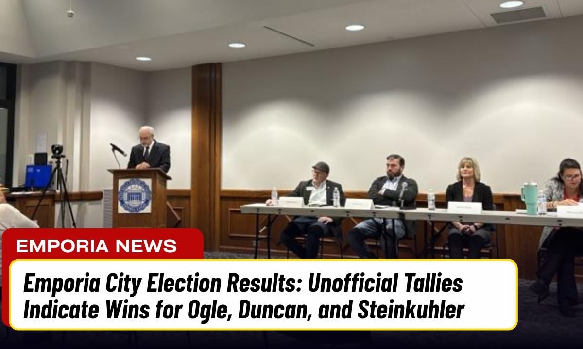 Emporia City Election Results: Unofficial Tallies Indicate Wins for Ogle, Duncan, and Steinkuhler
