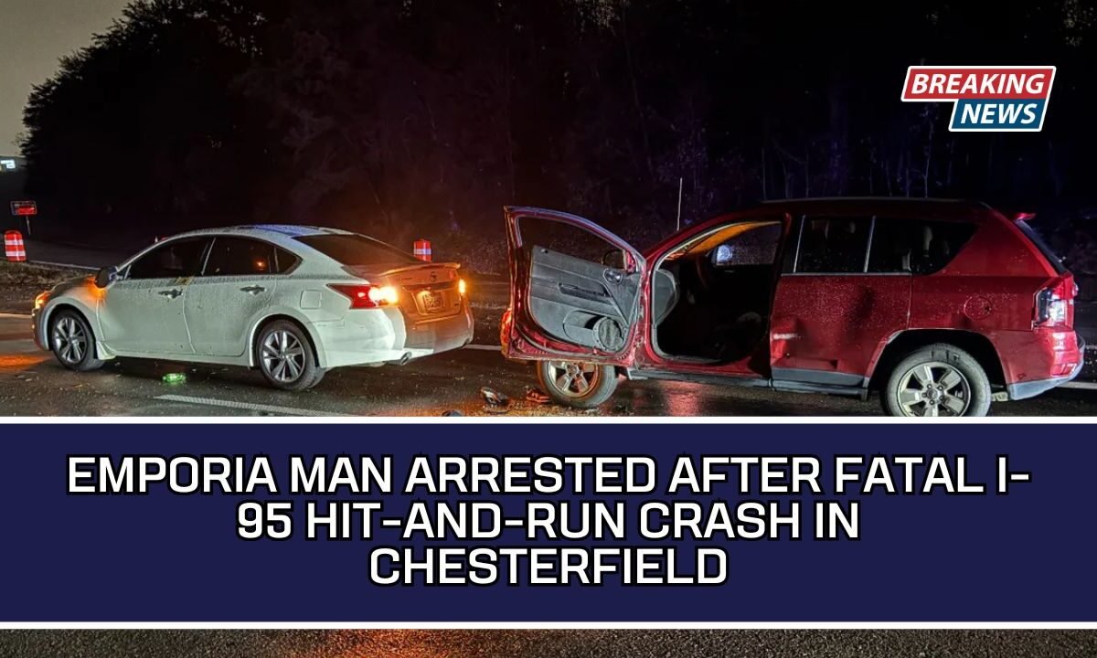 Emporia Man Arrested After Fatal I-95 Hit-And-Run Crash In Chesterfield