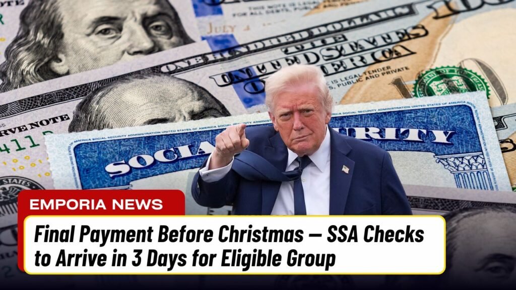 Final Payment Before Christmas — SSA Checks to Arrive in 3 Days for Eligible Group