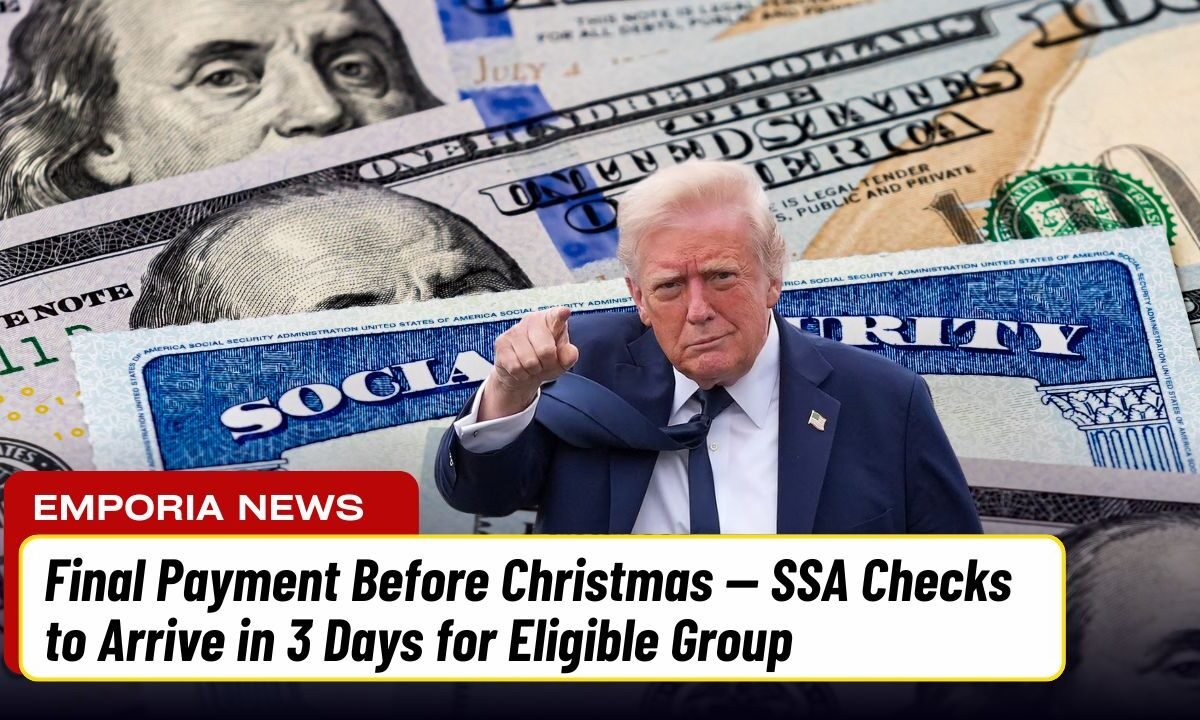 Final Payment Before Christmas — SSA Checks to Arrive in 3 Days for Eligible Group