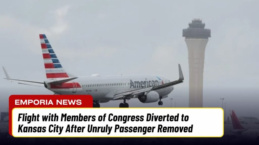 Flight with Members of Congress Diverted to Kansas City After Unruly Passenger Removed