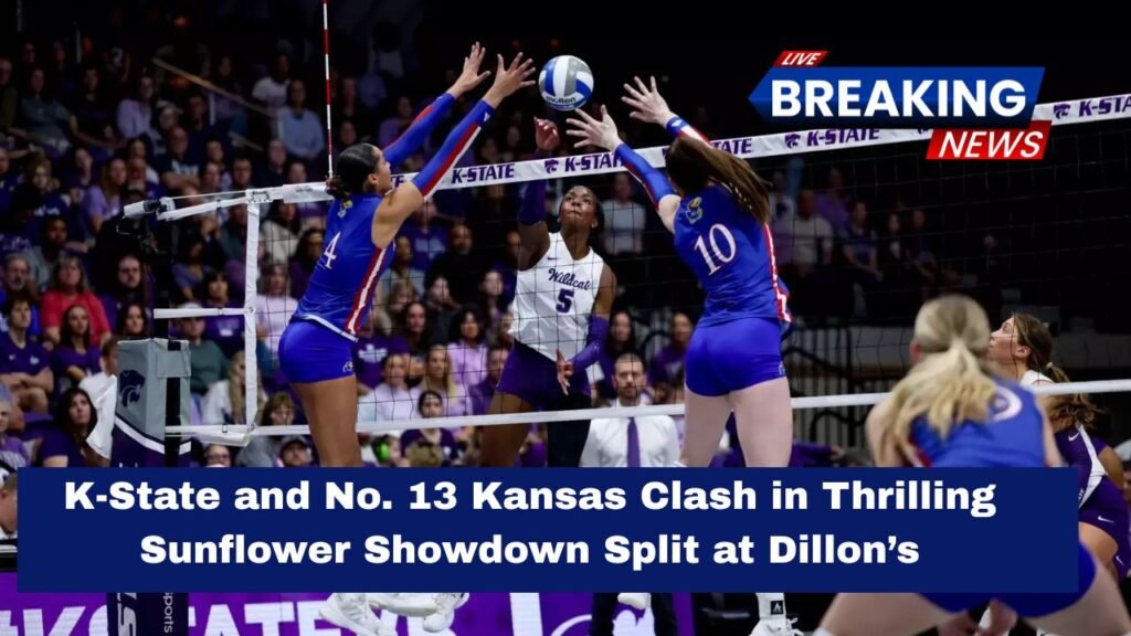 K-State and No. 13 Kansas Clash in Thrilling Sunflower Showdown Split at Dillon’s