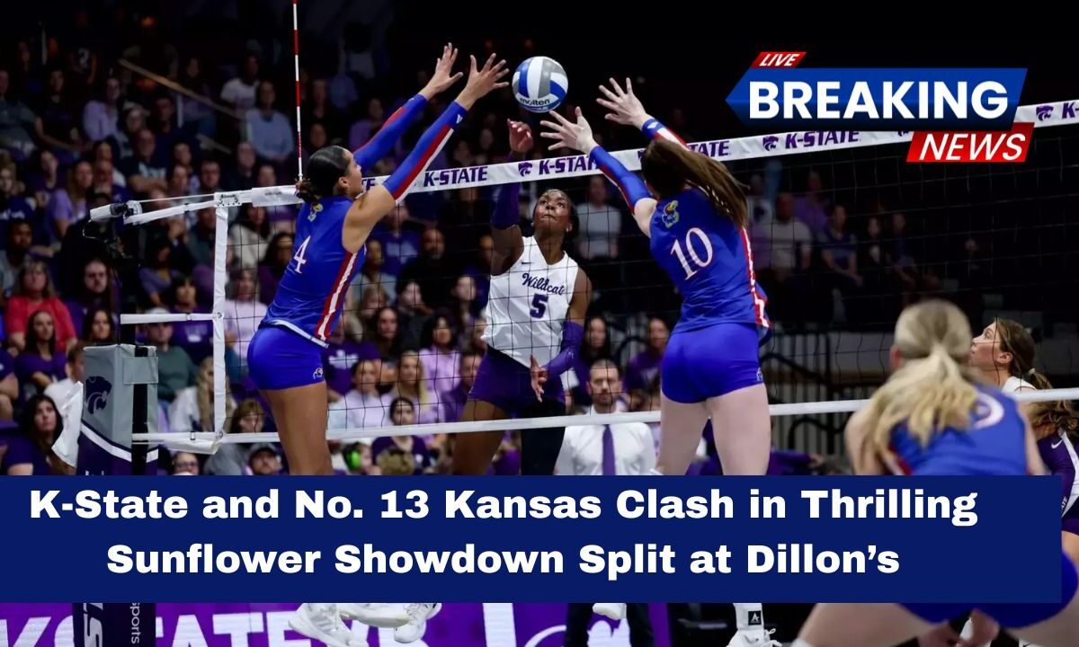 K-State and No. 13 Kansas Clash in Thrilling Sunflower Showdown Split at Dillon’s