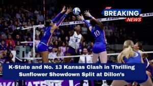 K-State and No. 13 Kansas Clash in Thrilling Sunflower Showdown Split at Dillon’s
