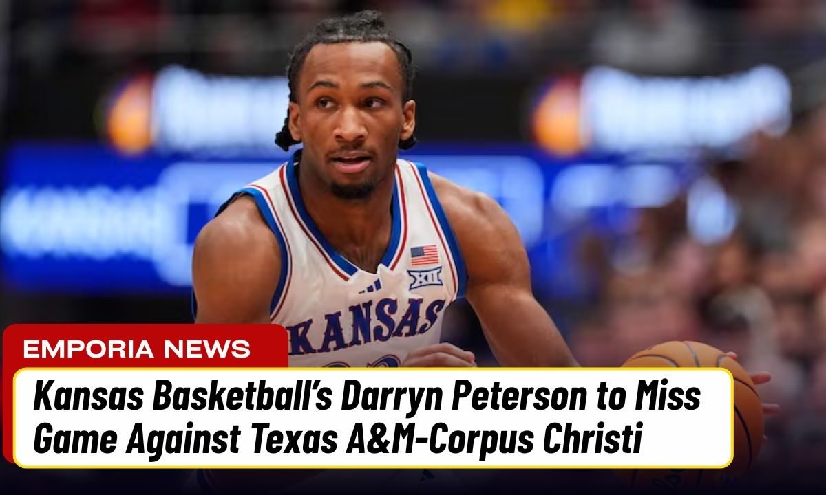 Kansas Basketball’s Darryn Peterson to Miss Game Against Texas A&M-Corpus Christi