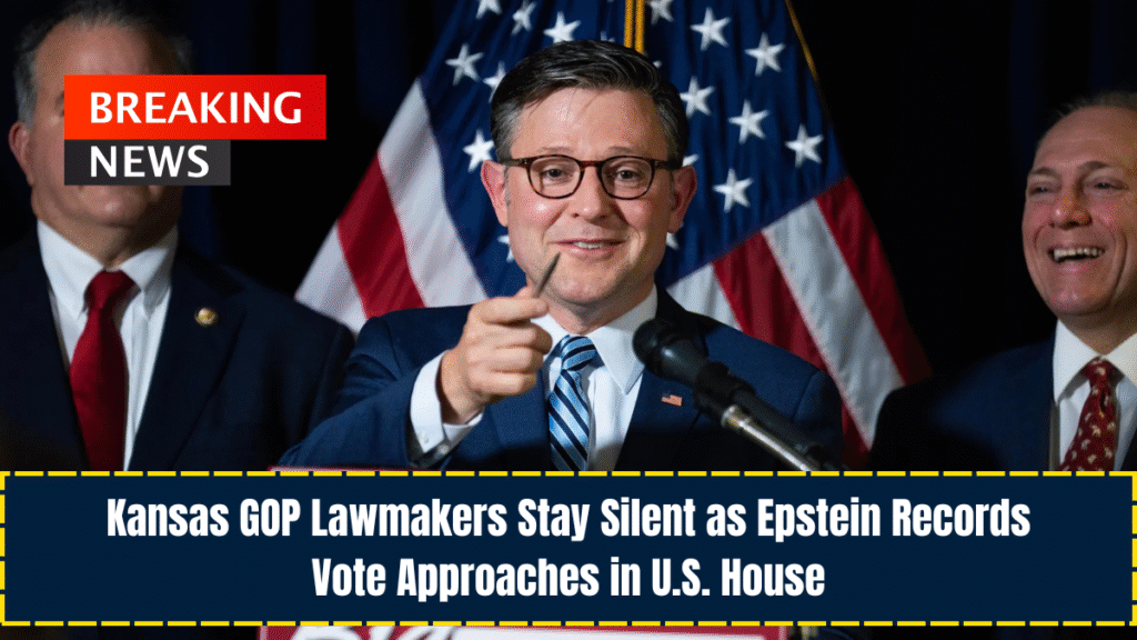 Kansas GOP Lawmakers Stay Silent as Epstein Records Vote Approaches in U.S. House