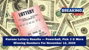 Kansas Lottery Results — Powerball, Pick 3 & More Winning Numbers For November 12, 2025
