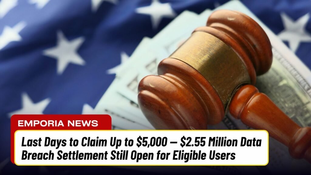 Last Days to Claim Up to $5,000 — $2.55 Million Data Breach Settlement Still Open for Eligible Users