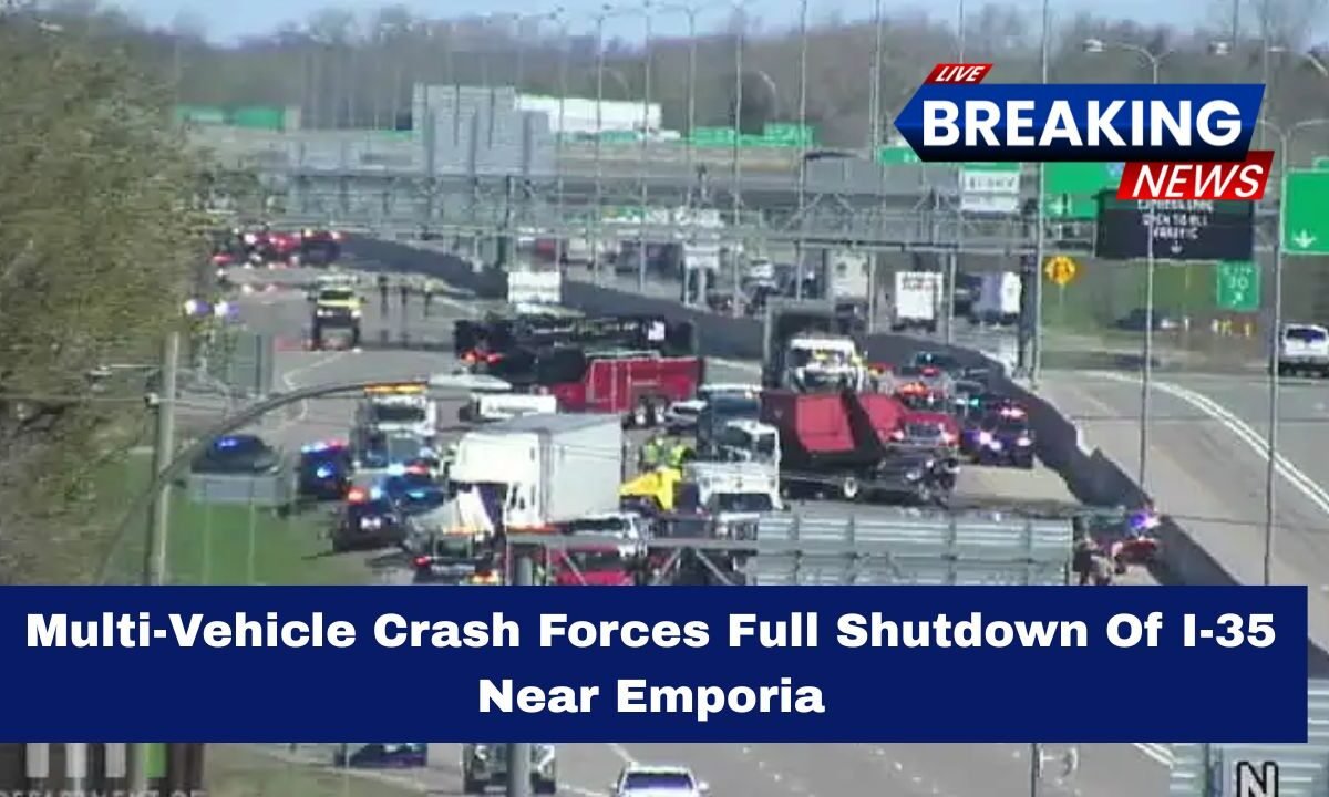 Multi-Vehicle Crash Forces Full Shutdown Of I-35 Near Emporia