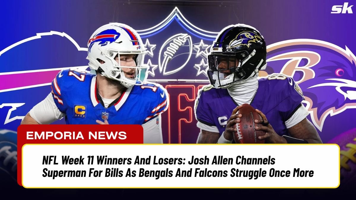 NFL Week 11 Winners and Losers: Josh Allen Channels Superman for Bills as Bengals and Falcons Struggle Once More