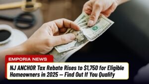 NJ ANCHOR Tax Rebate Rises to $1,750 for Eligible Homeowners in 2025 — Find Out If You Qualify