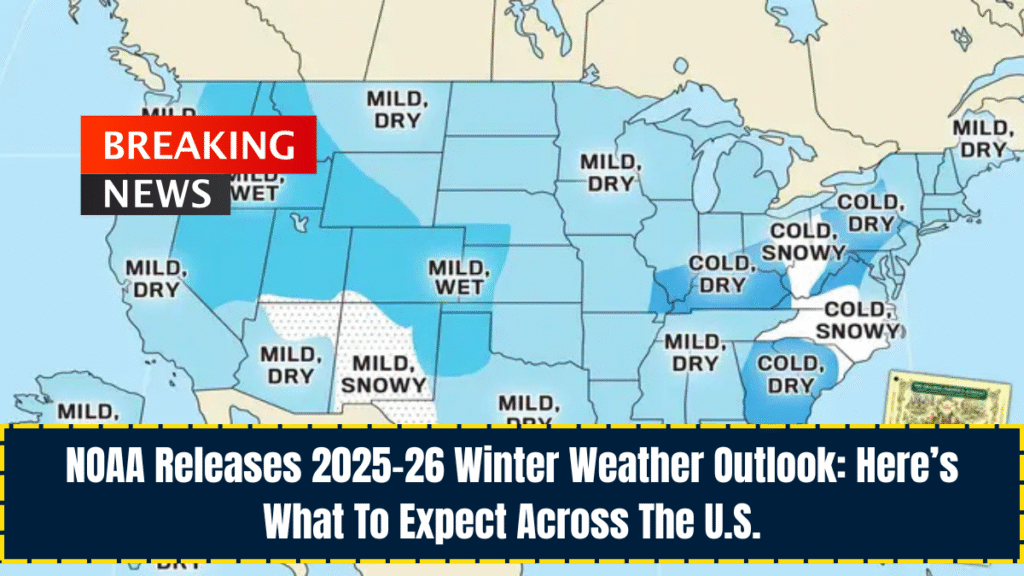 NOAA Releases 2025–26 Winter Weather Outlook: Here’s What To Expect Across The U.S.