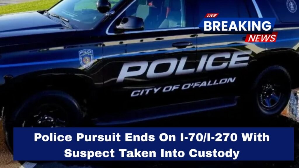 Police Pursuit Ends On I-70/I-270 With Suspect Taken Into Custody