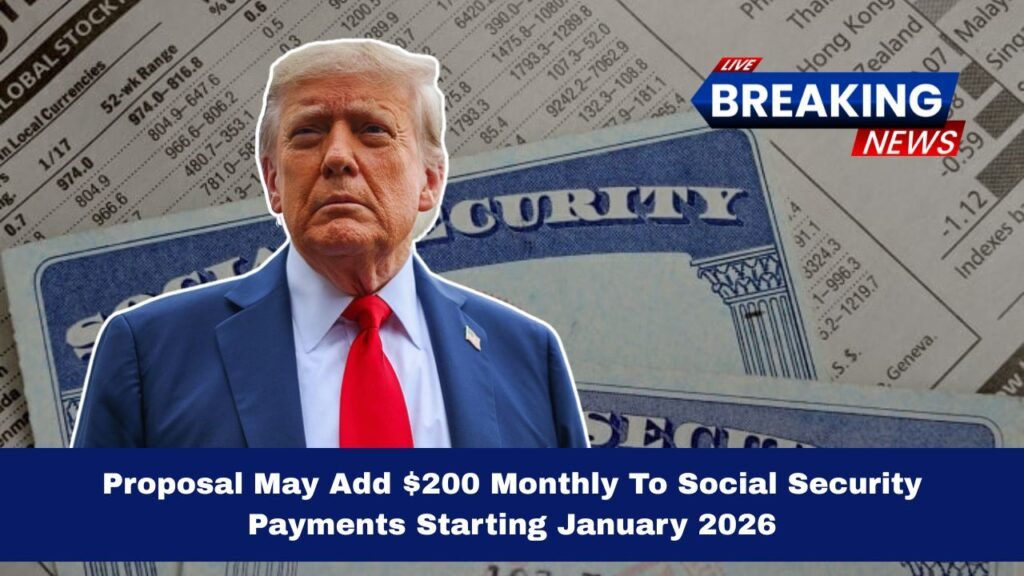 Proposal May Add $200 Monthly To Social Security Payments Starting January 2026