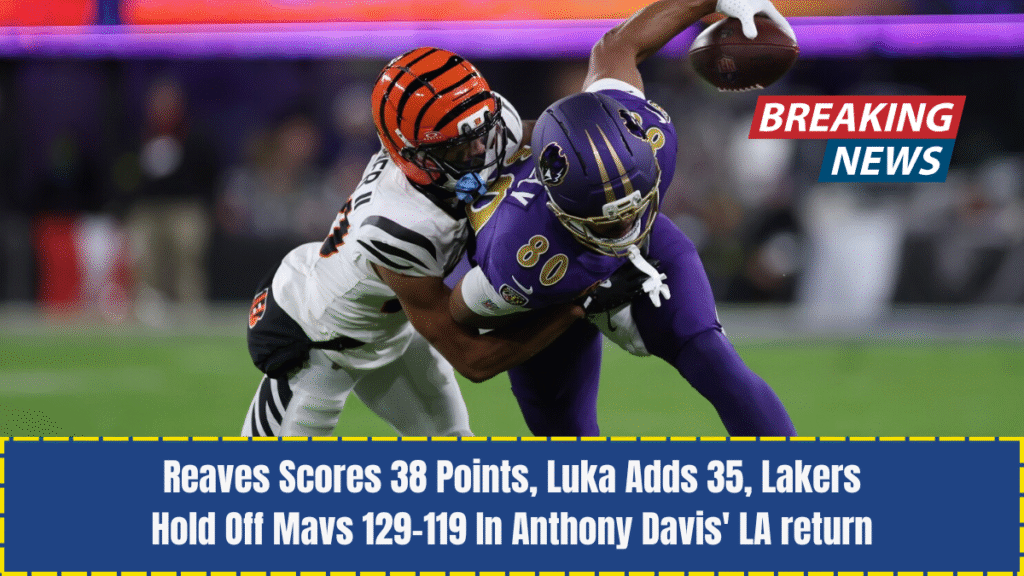 Reaves Scores 38 Points, Luka Adds 35, Lakers Hold Off Mavs 129-119 In Anthony Davis' LA return