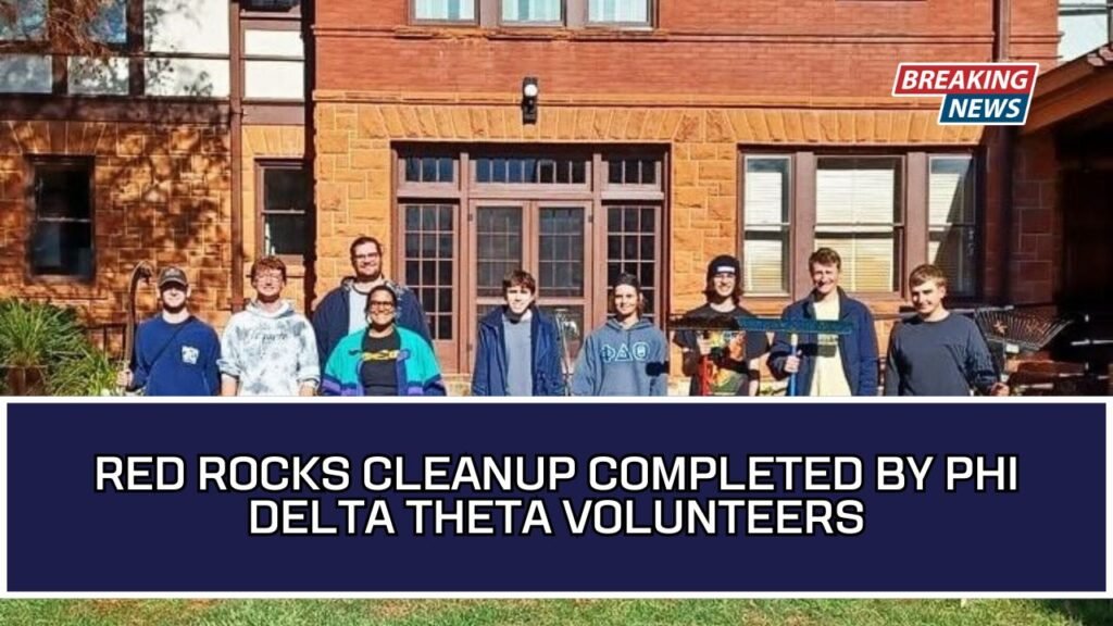 Red Rocks Cleanup Completed By Phi Delta Theta Volunteers