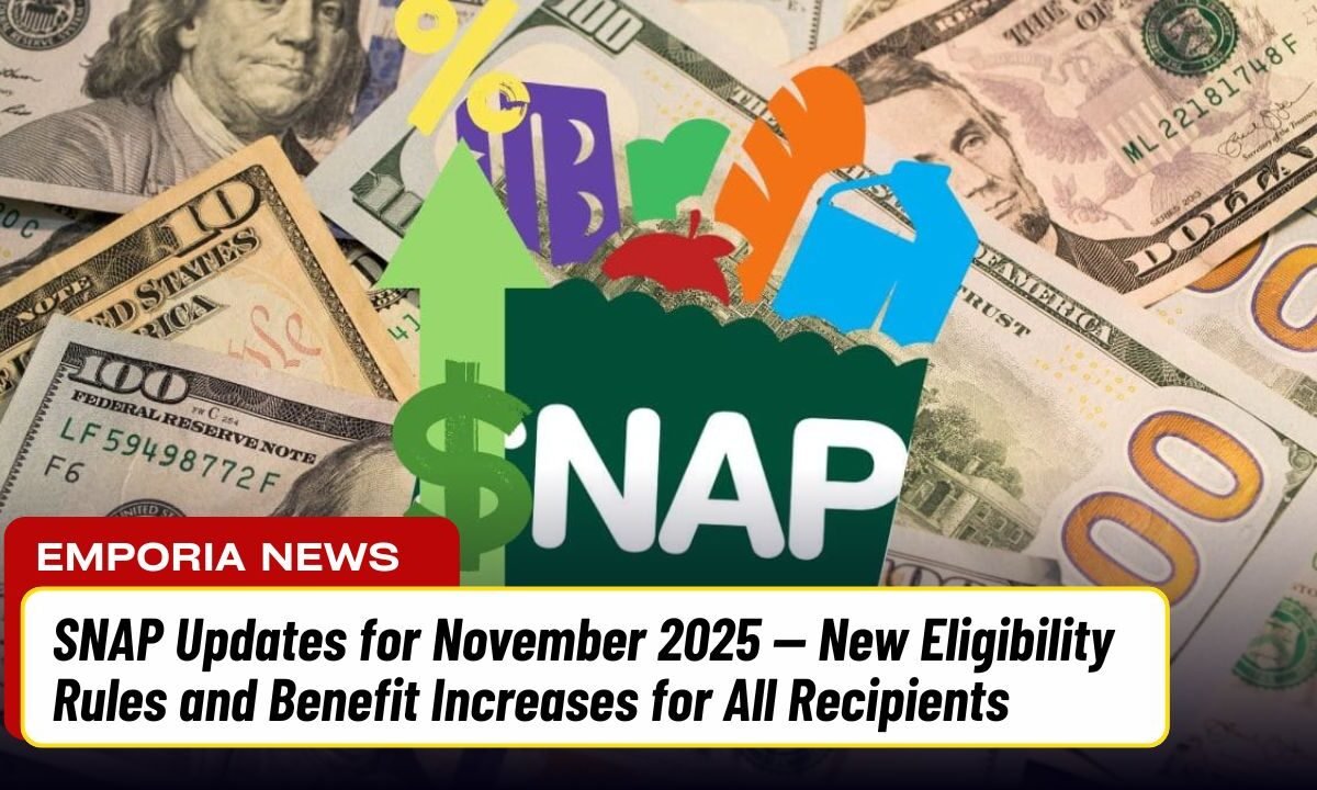 SNAP Updates for November 2025 — New Eligibility Rules and Benefit Increases for All Recipients