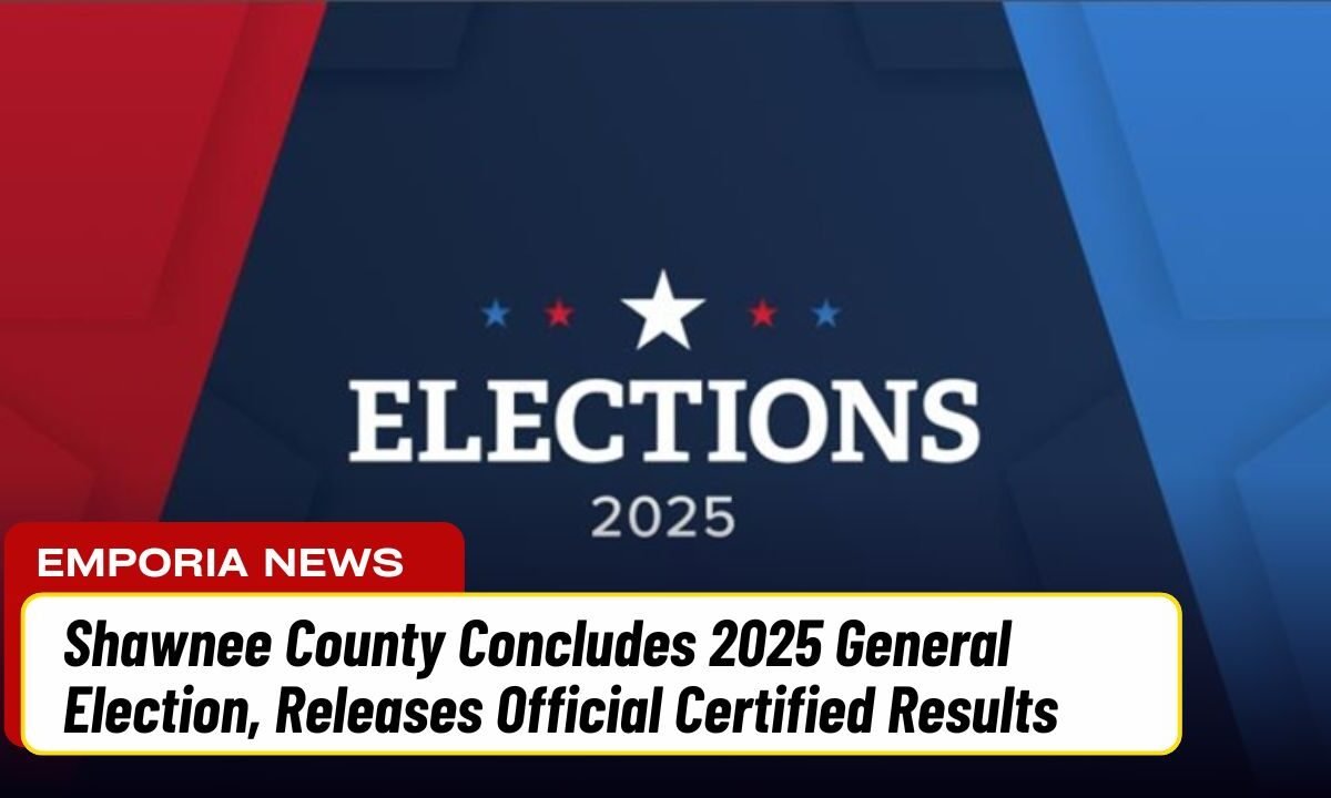 Shawnee County Concludes 2025 General Election, Releases Official Certified Results