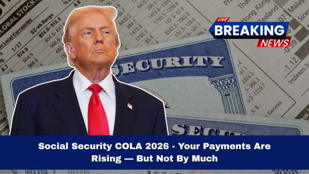 Social Security COLA 2026 - Your Payments Are Rising — But Not By Much