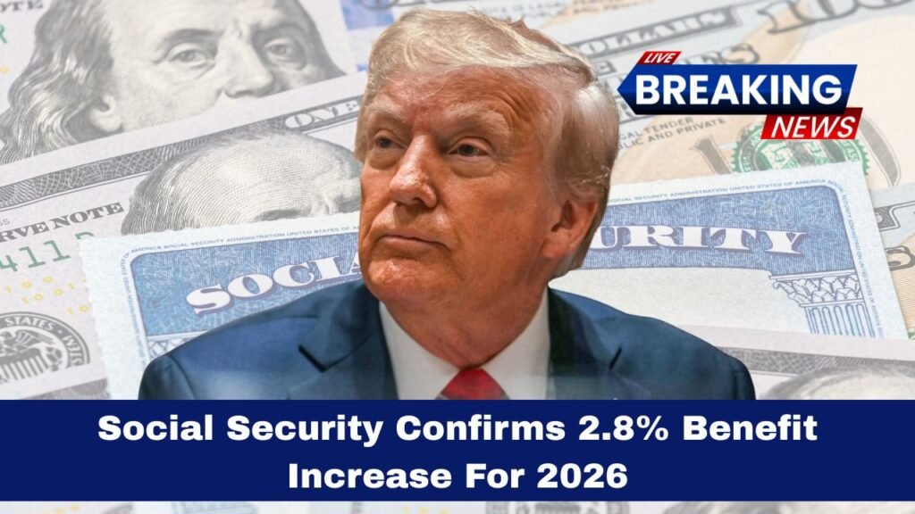 Social Security Confirms 2.8% Benefit Increase For 2026
