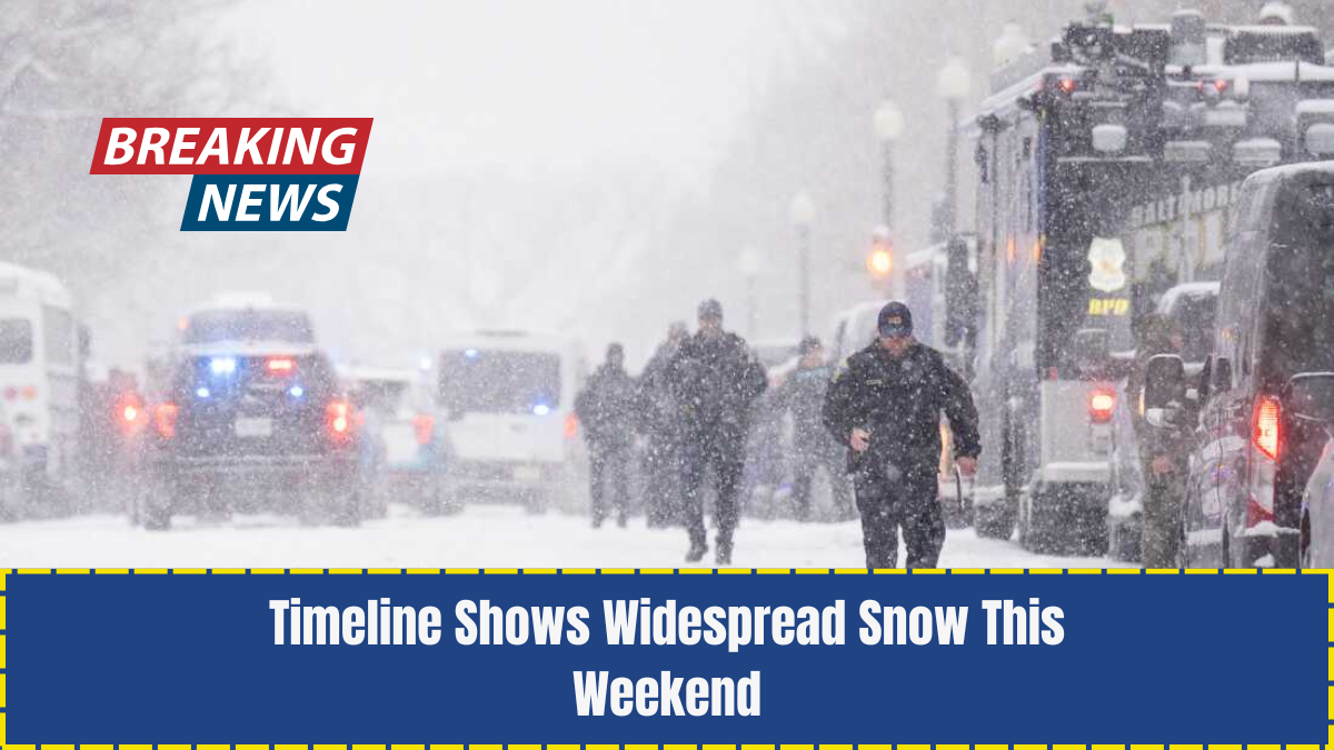 Timeline Shows Widespread Snow This Weekend
