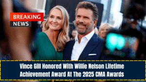 Vince Gill Honored with Willie Nelson Lifetime Achievement Award at the 2025 CMA Awards