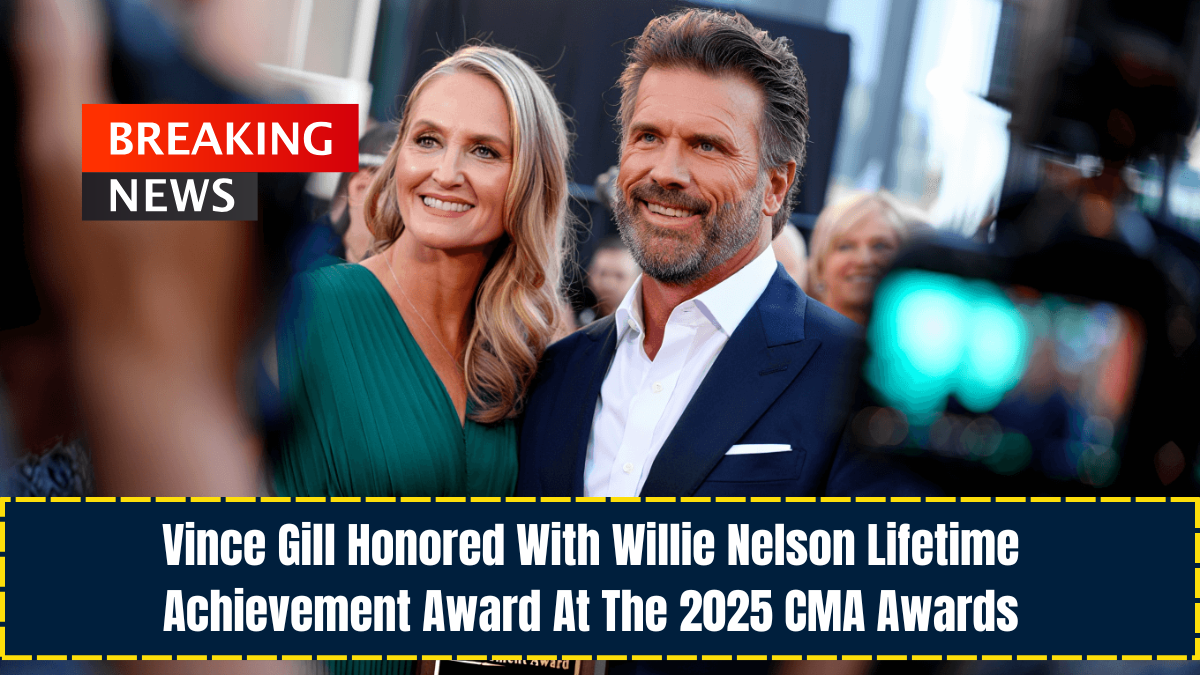 Vince Gill Honored with Willie Nelson Lifetime Achievement Award at the 2025 CMA Awards
