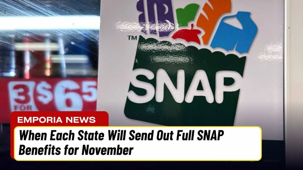 When Each State Will Send Out Full SNAP Benefits for November