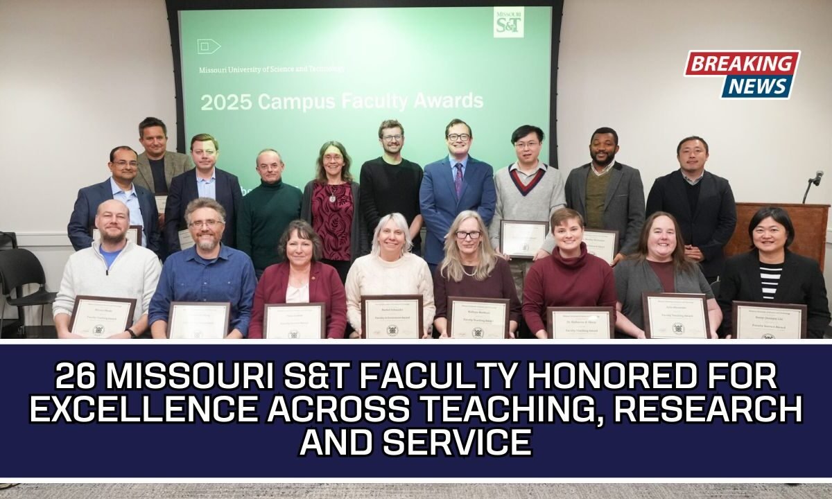 26 Missouri S&T Faculty Honored For Excellence Across Teaching, Research And Service