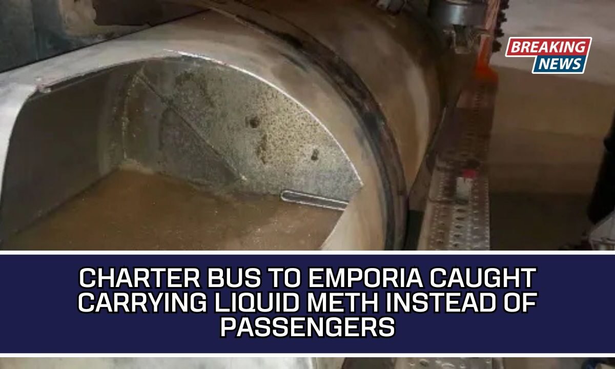 Charter Bus to Emporia Caught Carrying Liquid Meth Instead of Passengers