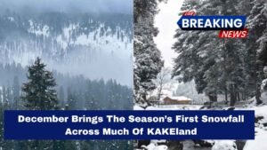 December Brings The Season’s First Snowfall Across Much Of KAKEland