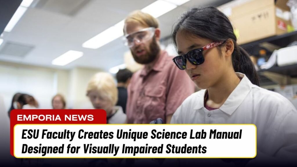ESU Faculty Creates Unique Science Lab Manual Designed for Visually Impaired Students