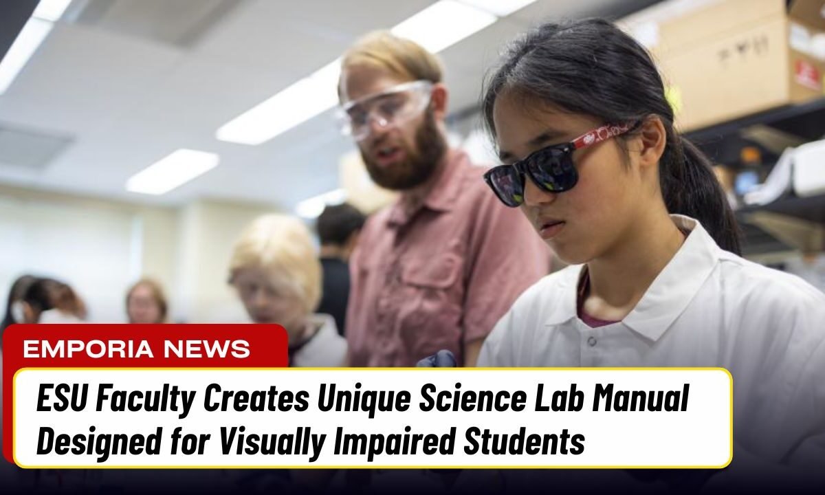 ESU Faculty Creates Unique Science Lab Manual Designed for Visually Impaired Students
