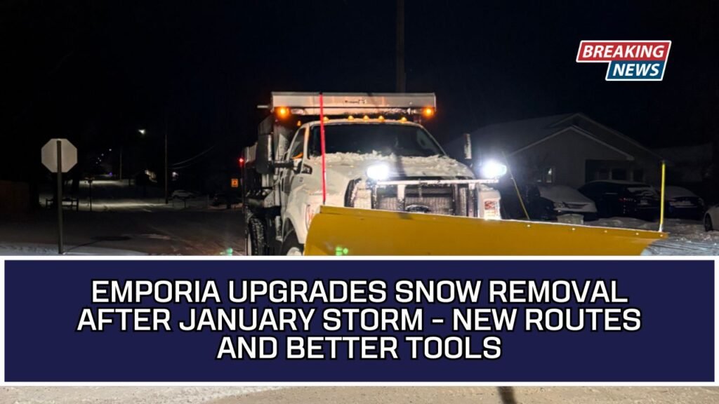 Emporia Upgrades Snow Removal After January Storm - New Routes And Better Tools
