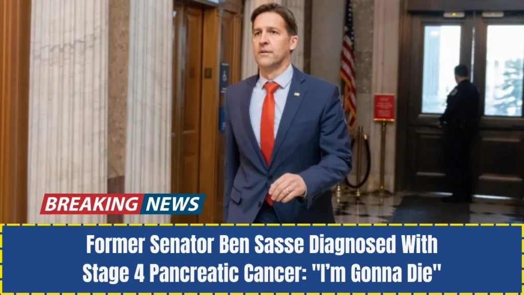 Former Senator Ben Sasse Diagnosed With Stage 4 Pancreatic Cancer: "I’m Gonna Die"