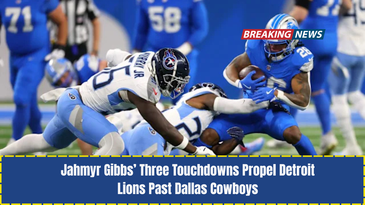 Jahmyr Gibbs’ Three Touchdowns Propel Detroit Lions Past Dallas Cowboys