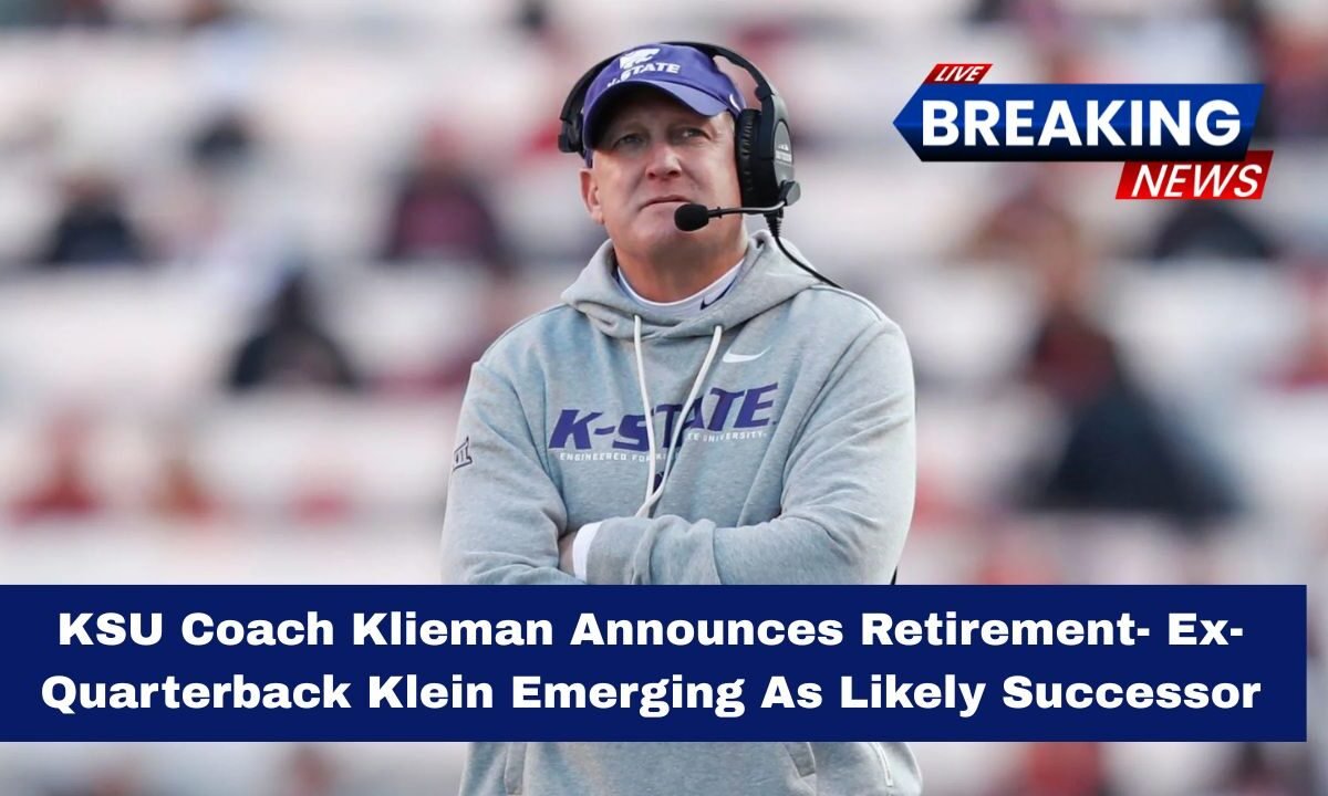 KSU Coach Klieman Announces Retirement- Ex-Quarterback Klein Emerging As Likely Successor