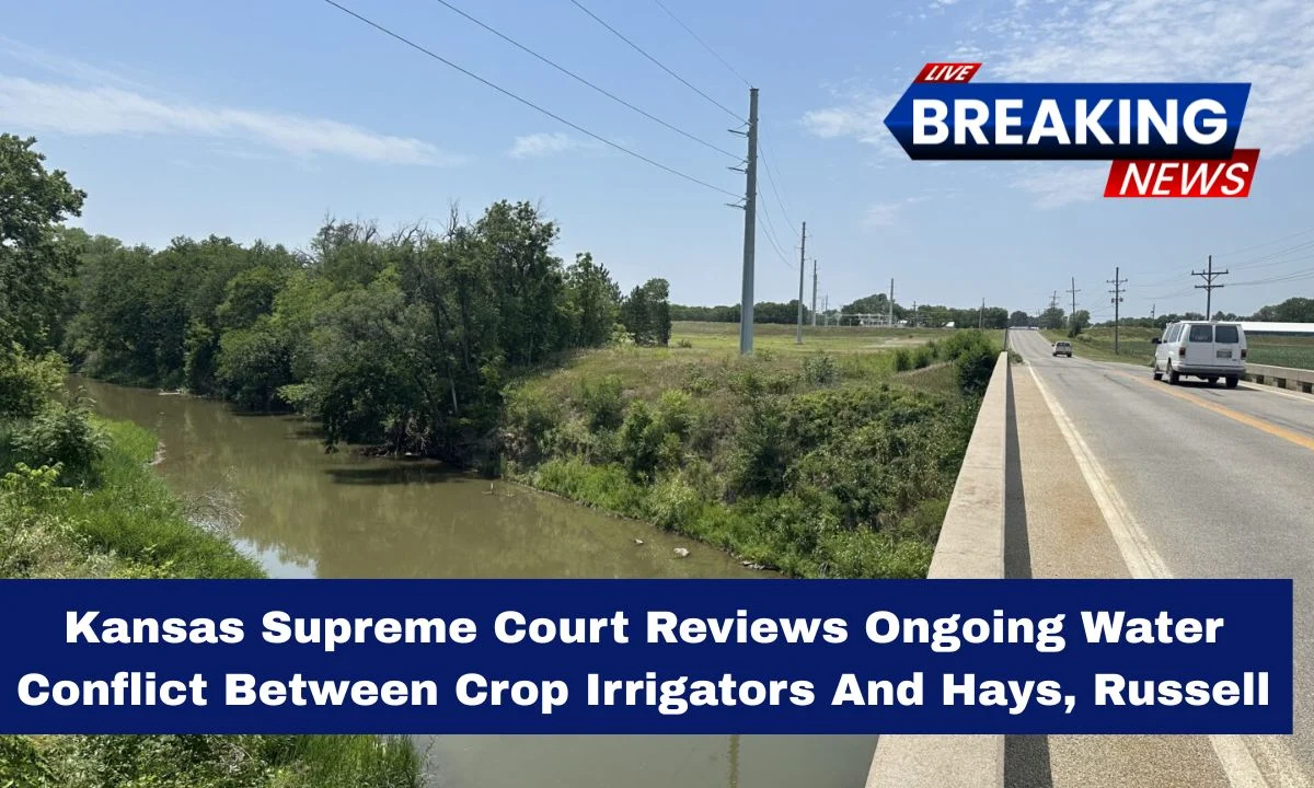 Kansas Supreme Court Reviews Ongoing Water Conflict Between Crop Irrigators And Hays, Russell