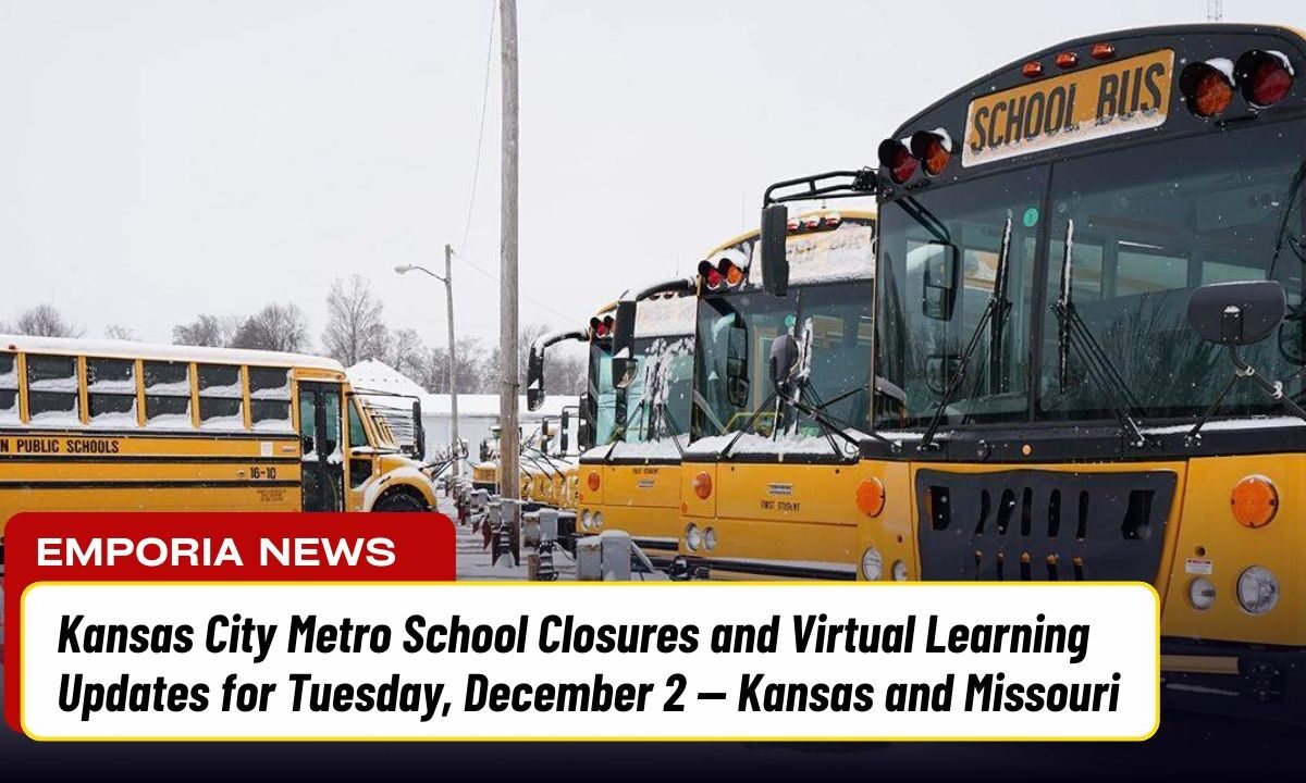 Kansas City Metro School Closures and Virtual Learning Updates for Tuesday, December 2 — Kansas and Missouri