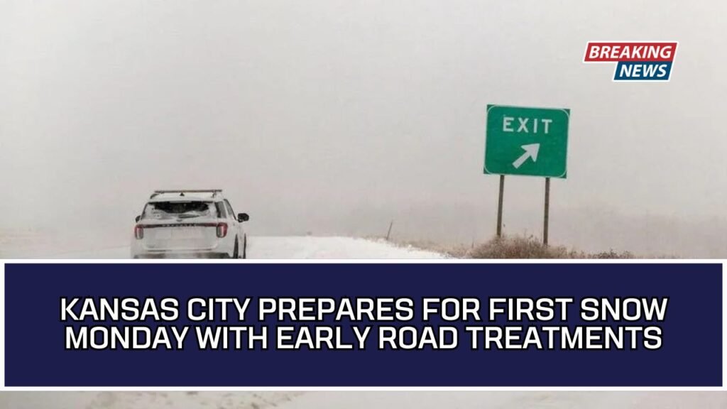 Kansas City Prepares For First Snow Monday With Early Road Treatments