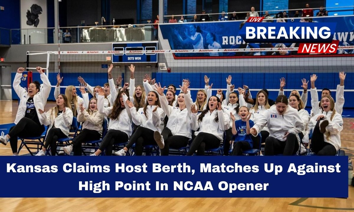 Kansas Claims Host Berth, Matches Up Against High Point In NCAA Opener