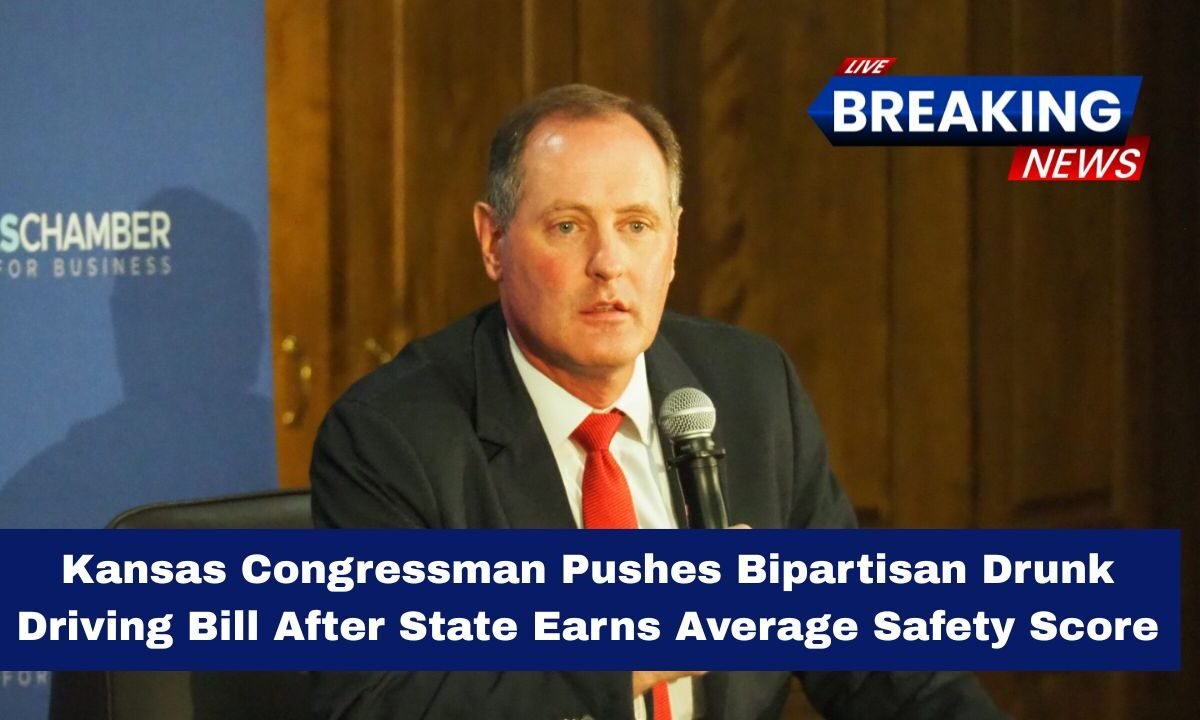 Kansas Congressman Pushes Bipartisan Drunk Driving Bill After State Earns Average Safety Score