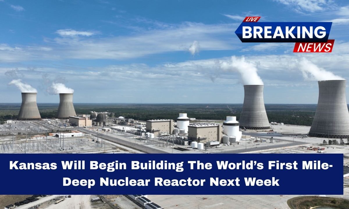 Kansas Will Begin Building The World’s First Mile-Deep Nuclear Reactor Next Week