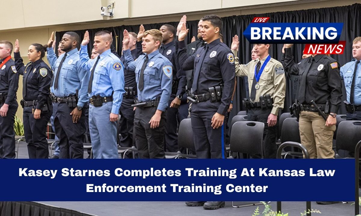 Kasey Starnes Completes Training At Kansas Law Enforcement Training Center