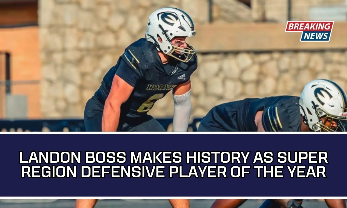 Landon Boss Makes History As Super Region Defensive Player Of The Year