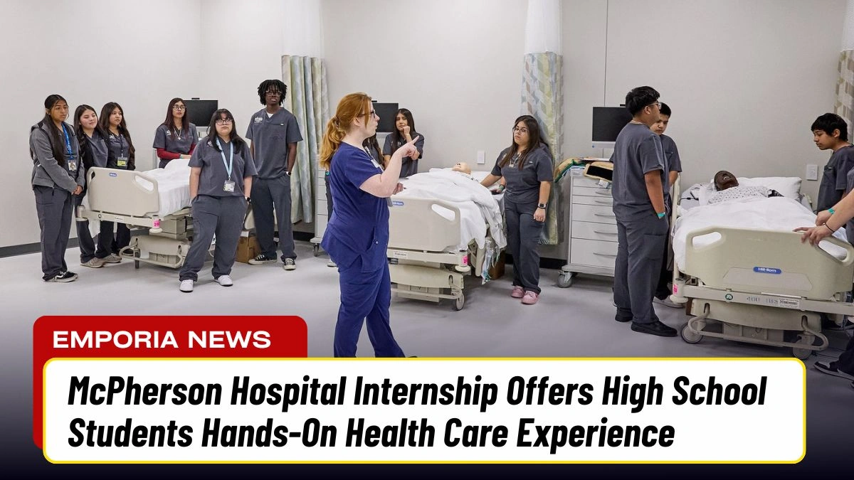 McPherson Hospital Internship Offers High School Students Hands-On Health Care Experience