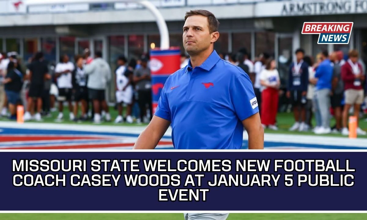 Missouri State Welcomes New Football Coach Casey Woods At January 5 Public Event