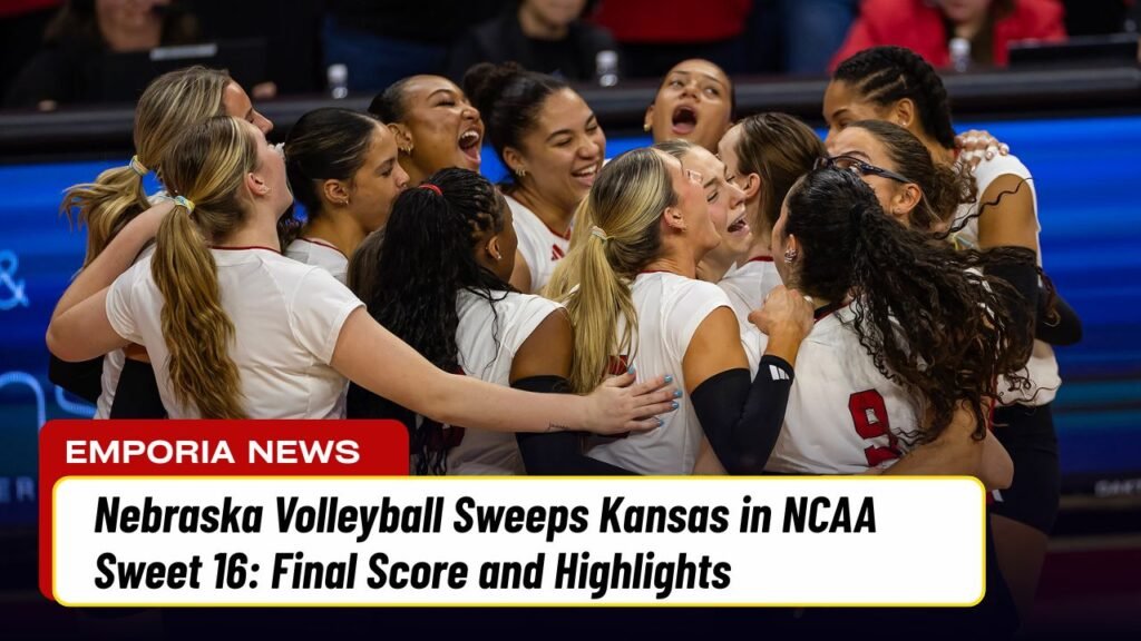Nebraska Volleyball Sweeps Kansas in NCAA Sweet 16: Final Score and Highlights