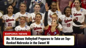 No. 16 Kansas Volleyball Prepares to Take on Top-Ranked Nebraska in the Sweet 16